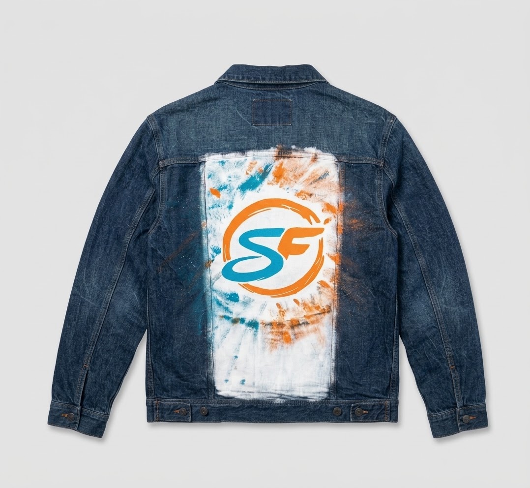 Custom Denim Jacket view 1